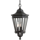 Generation Lighting. - OL5411BK - Three Light Outdoor Fixture - Cotswold Lane - Black