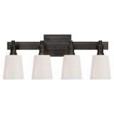 Visual Comfort Signature - TOB 2153BZ-WG - Four Light Bath Sconce - Bryant Bath - Bronze