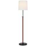 Visual Comfort Signature - TOB 1580BZ/SDL-L - LED Floor Lamp - Bryant Wrapped - Bronze and Saddle Leather