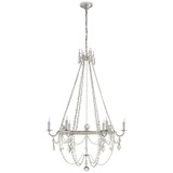 Visual Comfort Signature - SP 5031BSL-CG - Six Light Chandelier - Sharon - Burnished Silver Leaf
