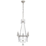 Visual Comfort Signature - SP 5030BSL-CG - Four Light Chandelier - Sharon - Burnished Silver Leaf