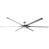Visual Comfort Fan - 6LFR96PBSD - 96Ceiling Fan - Loft - Painted Brushed Steel