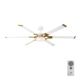 Visual Comfort Fan - 6LFR62RZWBBSD - 62Ceiling Fan - Loft - Matte White