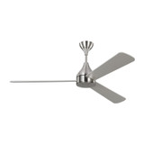Visual Comfort Fan - 3STMSM60BSD - 60Ceiling Fan - Streaming - Brushed Steel