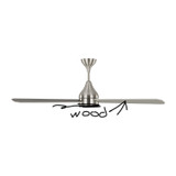 Visual Comfort Fan - 3STMSM60BSD - 60Ceiling Fan - Streaming - Brushed Steel