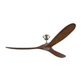 Visual Comfort Fan - 3MAVR70BSKOA - 70Ceiling Fan - Maverick - Brushed Steel