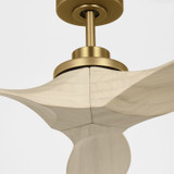 Visual Comfort Fan - 3CLNSM52BBSWWO - 52Ceiling Fan - Collins - Burnished Brass