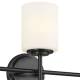 Kichler - 55142BK - Three Light Bath - Ali - Black