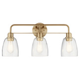 Kichler - 55102CPZ - Three Light Bath - Meller - Champagne Bronze