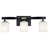 Kichler - 55002BK - Three Light Bath - Marette - Black