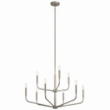Kichler - 52720NI - Nine Light Chandelier - Madden - Brushed Nickel