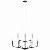 Kichler - 52720BK - Nine Light Chandelier - Madden - Black
