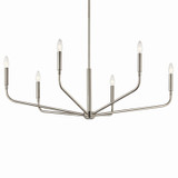 Kichler - 52719NI - Six Light Chandelier - Madden - Brushed Nickel