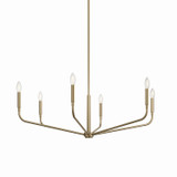 Kichler - 52719CPZ - Six Light Chandelier - Madden - Champagne Bronze