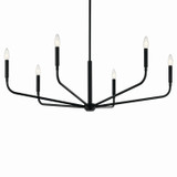 Kichler - 52719BK - Six Light Chandelier - Madden - Black