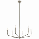 Kichler - 52718NI - Six Light Chandelier - Madden - Brushed Nickel