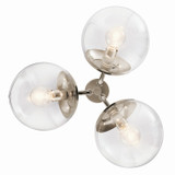 Kichler - 52700PNCLR - Three Light Chandelier - Silvarious - Polished Nickel