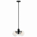 Kichler - 52700BK - Three Light Chandelier - Silvarious - Black