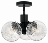 Kichler - 52700BK - Three Light Chandelier - Silvarious - Black