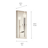 Kichler - 52694PN - One Light Wall Sconce - Alvaro - Polished Nickel