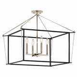 Kichler - 52632PN - Four Light Semi Flush Mount - Eisley - Polished Nickel