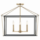Kichler - 52632CPZ - Four Light Semi Flush Mount - Eisley - Champagne Bronze