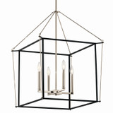 Kichler - 52627PN - Four Light Foyer Pendant - Eisley - Polished Nickel