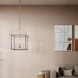 Kichler - 52627PN - Four Light Foyer Pendant - Eisley - Polished Nickel