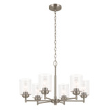 Kichler - 52616NI - Six Light Chandelier - Winslow - Brushed Nickel
