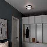 Kichler - 52595BKCPZ - Two Light Flush Mount - Brit - Black