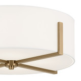 Kichler - 52594CPZ - Four Light Flush Mount - Malen - Champagne Bronze