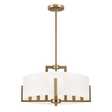 Kichler - 52592CPZ - Eight Light Semi Flush Mount - Malen - Champagne Bronze