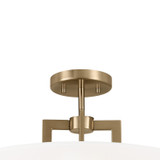 Kichler - 52592CPZ - Eight Light Semi Flush Mount - Malen - Champagne Bronze