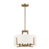 Kichler - 52591CPZ - Four Light Semi Flush Mount - Malen - Champagne Bronze