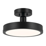 Kichler - 52589BK - LED Semi Flush Mount - Riu - Black
