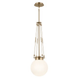 Kichler - 52582CPZ - One Light Pendant - Albers - Champagne Bronze