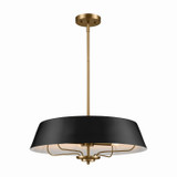 Kichler - 52543BK - Four Light Pendant/Semi Flush Mount - Luella - Black