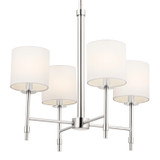 Kichler - 52504PN - Four Light Mini Chandelier - Ali - Polished Nickel
