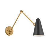 Kichler - 52486NBRB - One Light Wall Sconce - Sylvia - Natural Brass