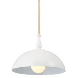 Kichler - 52477WH - One Light Pendant - Fira - White