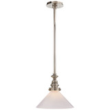 Visual Comfort Signature - SL 5125PN-WG1 - One Light Pendant - Boston - Polished Nickel