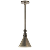 Visual Comfort Signature - SL 5125AN/SLD-AN - One Light Pendant - Boston - Antique Nickel