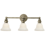 Visual Comfort Signature - SL 2933AN/SLEG-WG - Three Light Wall Sconce - Boston - Antique Nickel