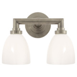 Visual Comfort Signature - SL 2842AN-WG - Two Light Bath Sconce - Wilton - Antique Nickel