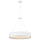 Visual Comfort Signature - SK 5206PW-FA - LED Chandelier - Leslie - Plaster White