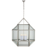 Visual Comfort Signature - SK 5034PN-CG - LED Lantern - Morris - Polished Nickel