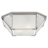 Visual Comfort Signature - SK 4009PN-FG - Four Light Flush Mount - Morris - Polished Nickel