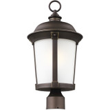 Generation Lighting. - 8250701-71 - One Light Outdoor Post Lantern - Calder - Antique Bronze
