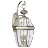 Generation Lighting. - 8039-965 - Two Light Outdoor Wall Lantern - Lancaster - Antique Brushed Nickel