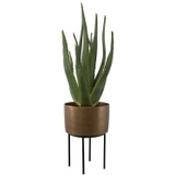 Uttermost - 60217 - Planter - Arabia - Antique Brass